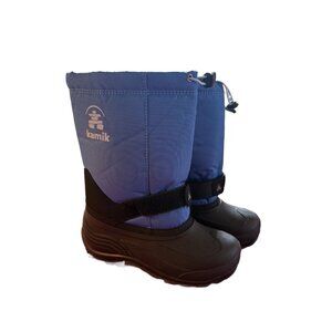 Kamik Insulated Snow Boots Waterproof Youth Size 6